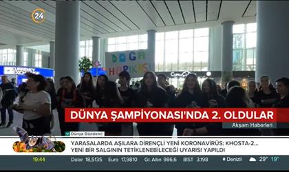 TV 24 - Dünya Şampiyonası&#39;nda 2. Oldular