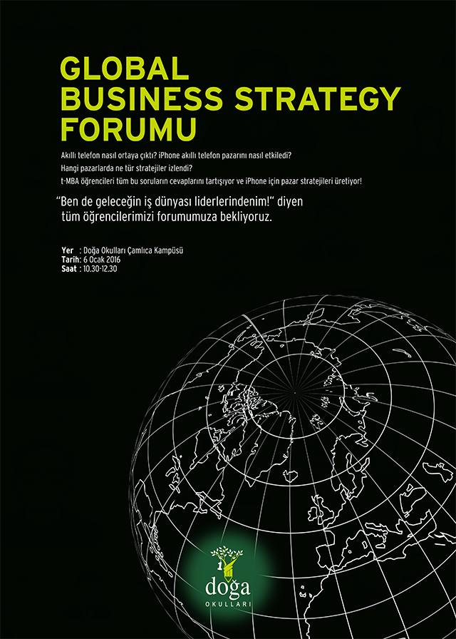 GLOBAL BUSINESS STRATEGY FORUMU’NA DAVETLİSİNİZ!